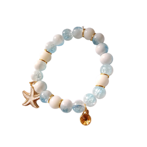 Ocean Pearl Charm Bracelet